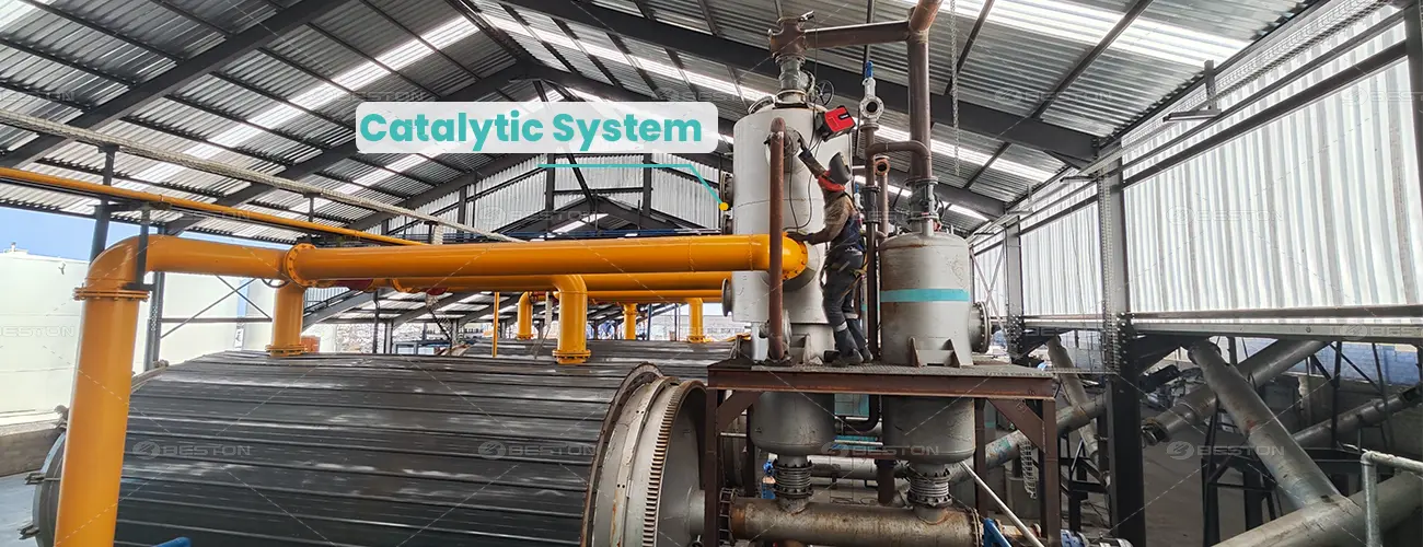 Pyrolysis Plant With Catalytic System