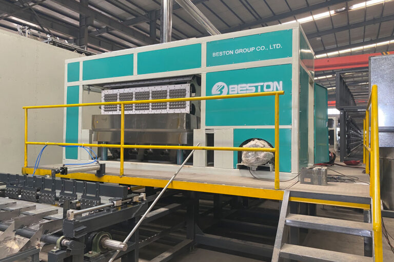 BTF5-8 Egg Tray Making Machine Shipped to Russia in June 2022