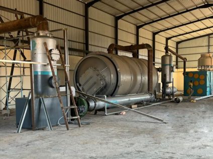 BLJ-16 Waste Tyre Pyrolysis Plant Installed in Sudan