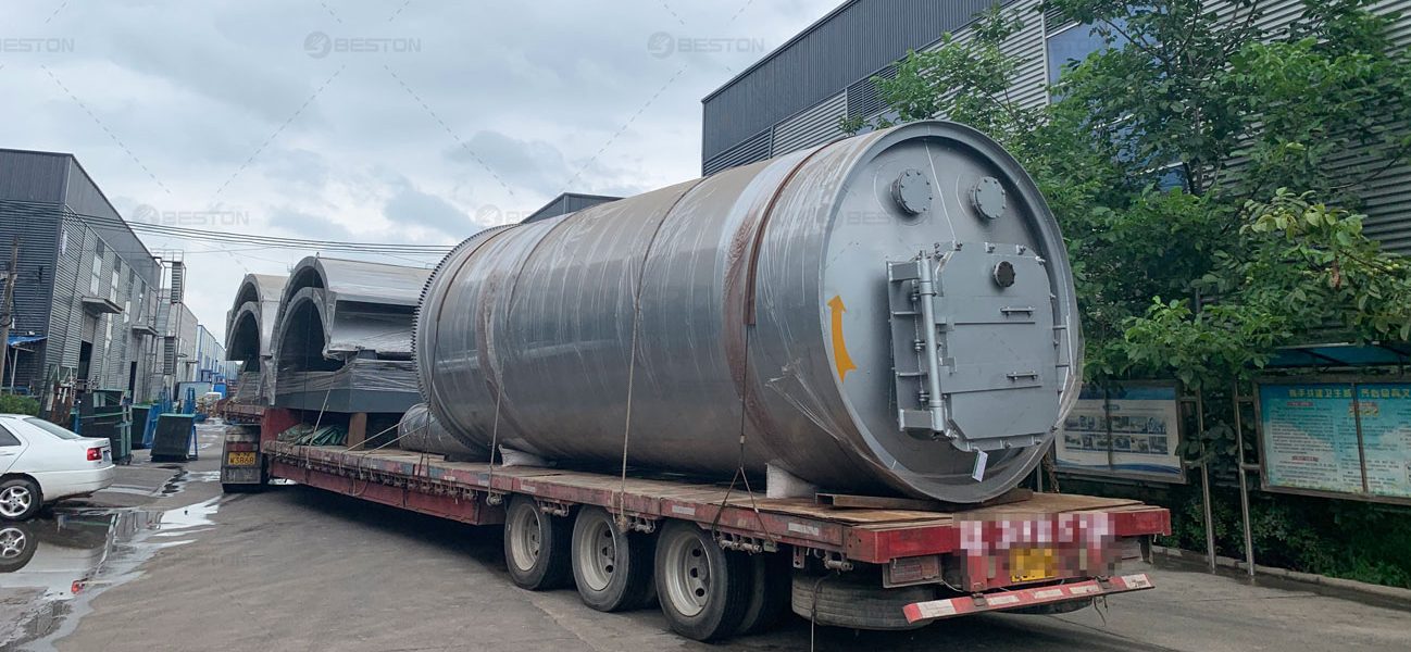 BLJ-16 Beston Pyrolysis Plant Shipped to Indonesia