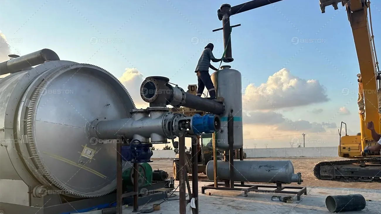 Install BLJ-16 Oil Sludge Pyrolysis Plant in Libya in 2023