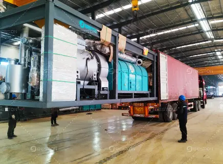 Convenient Transport & Installation of Moble Biochar Machine