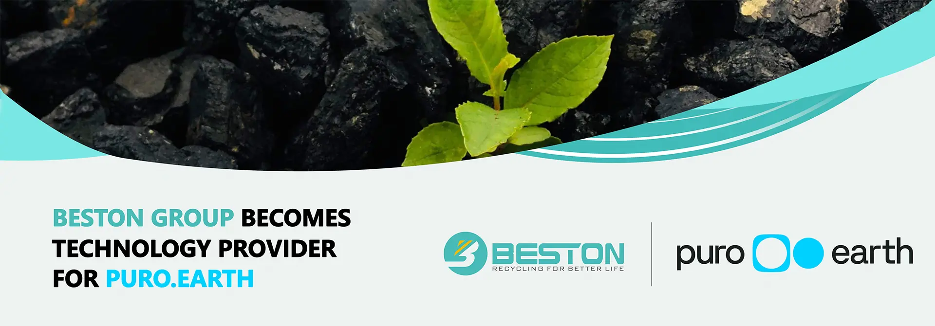 Beston Group & Puro.earth Form Technical Partnership banner