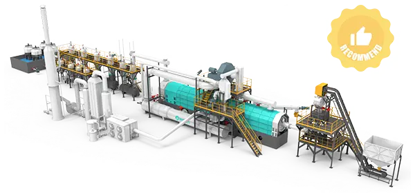 Continuous Type of Tyre Pyrolysis Plant