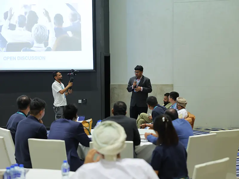 Customer Speaking at the Conference
