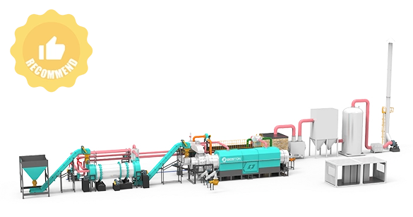 BST-50S Jute Stick Charcoal Making Machine