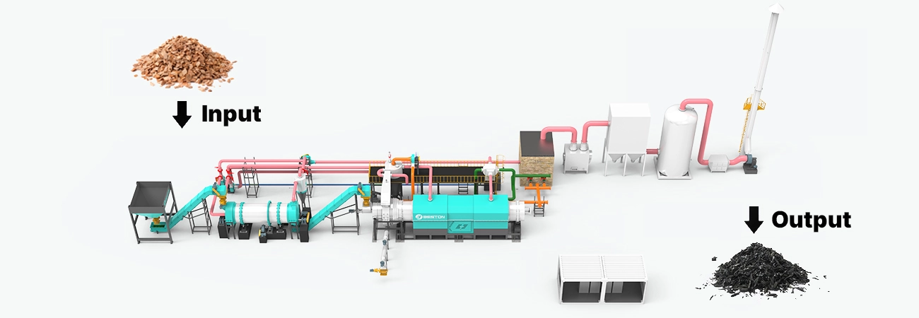 Biochar Production Machine for Sale