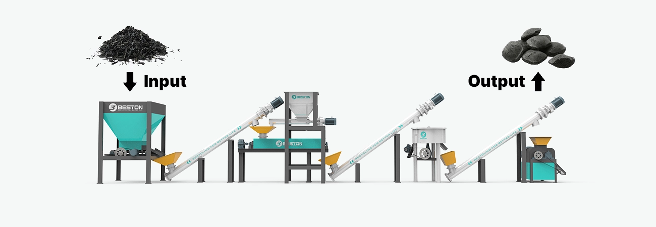 Charcoal Briquette Making Machine for Sale