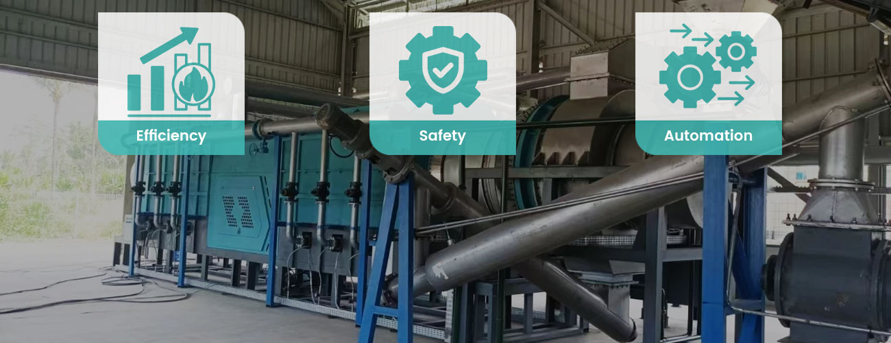 Jute Stick Charcoal Machine Advantages