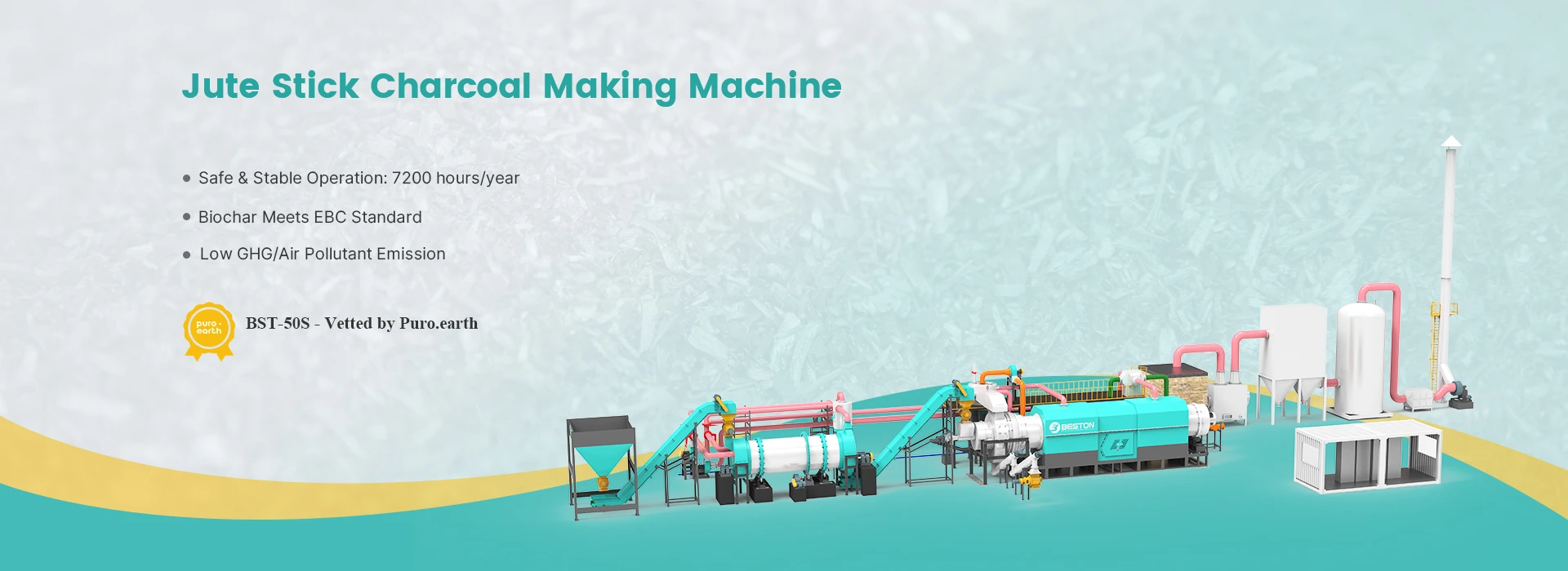 Jute Stick Charcoal Making Machine PC Banner