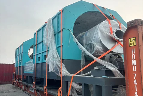 Отгрузка оборудования для пиролиза биомассы