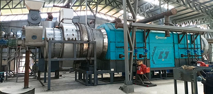 Поставлена ​​установка пиролиза биомассы