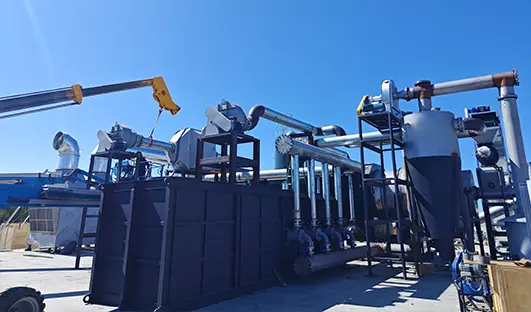 Ввод в эксплуатацию оборудования проекта пиролиза биоугля