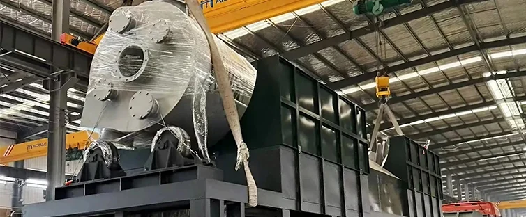 Отгрузка BST-50 Машина для пиролиза биоугля