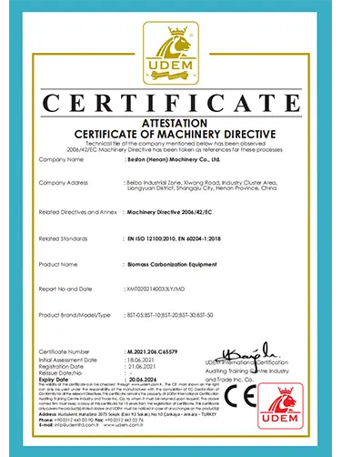 Beston Group CE Certificate