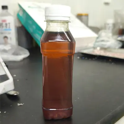 Plastic oil from bottle caps catalytic pyrolysis
