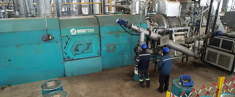 BST-06 MAX Biochar Machine Undergoes Material Testing at the Beston Factory