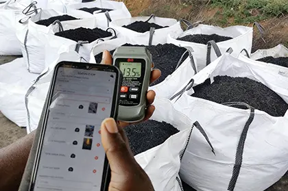 Record Biochar Data with dMRV System
