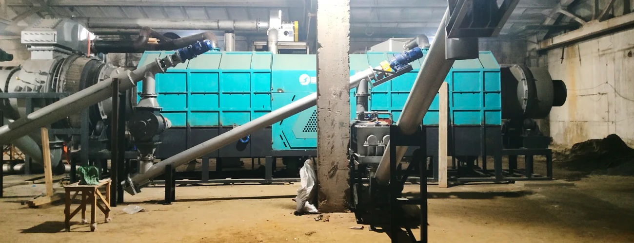 BST-10 Wood Charcoal Machine in Europe