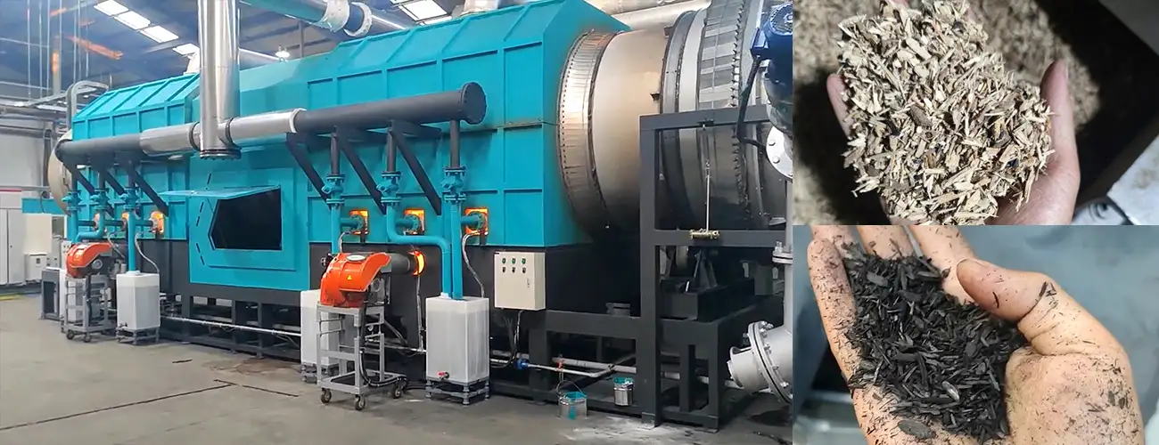 BST-50-Wood-Charcoal-Machine-in-Asia