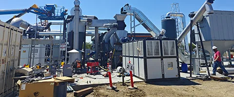 Biochar Machine Under Installation