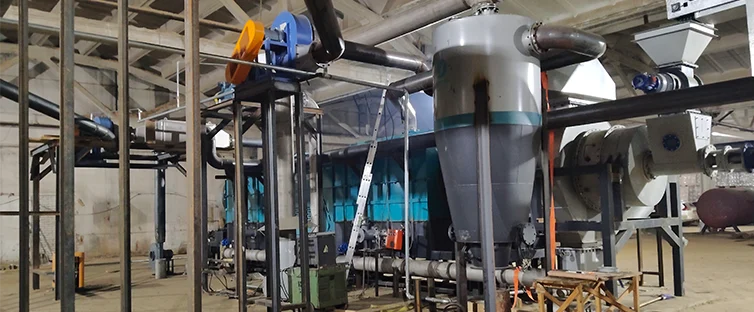 Combustible Gas System of BST-10 Wood Charcoal Making Machine