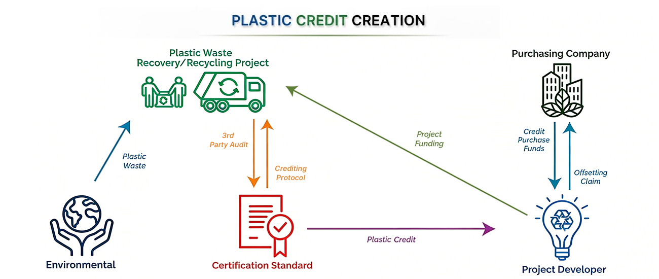 How Plastic Credits are Generated and Traded