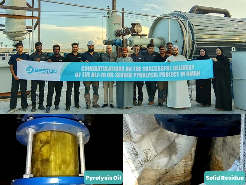 Successful Operation of BLJ-16 Oil Sludge Pyrolysis Machine