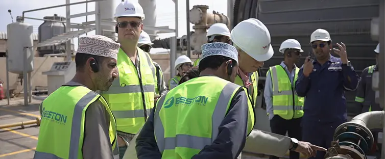 The Client Observes the Equipment Closely