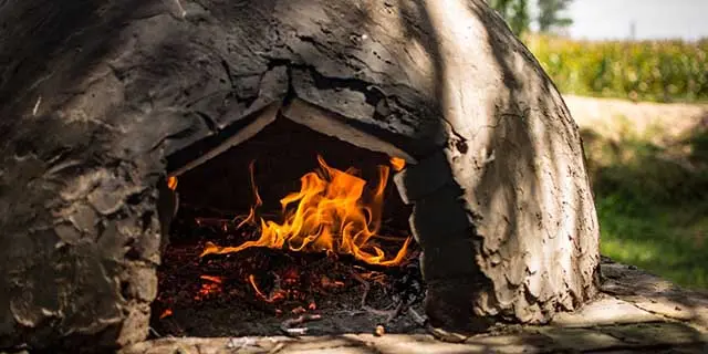 Traditional Kiln for Biochar Production