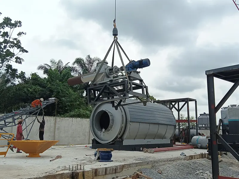 Unloading Water Cooled Screw Conveyor