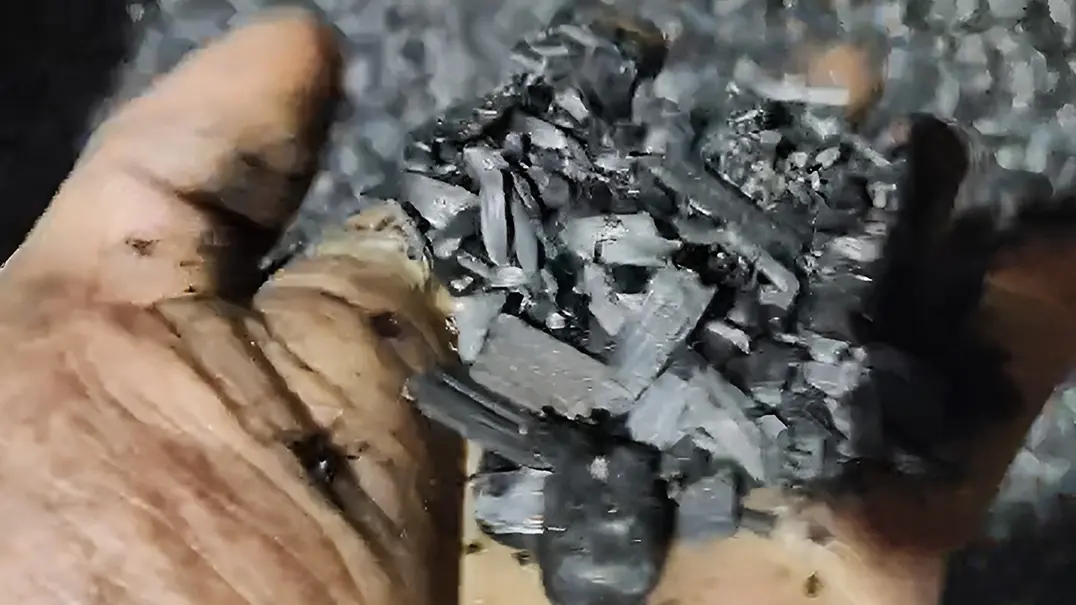 Wood Chacoal from BST-10 Wood Charcoal Machine