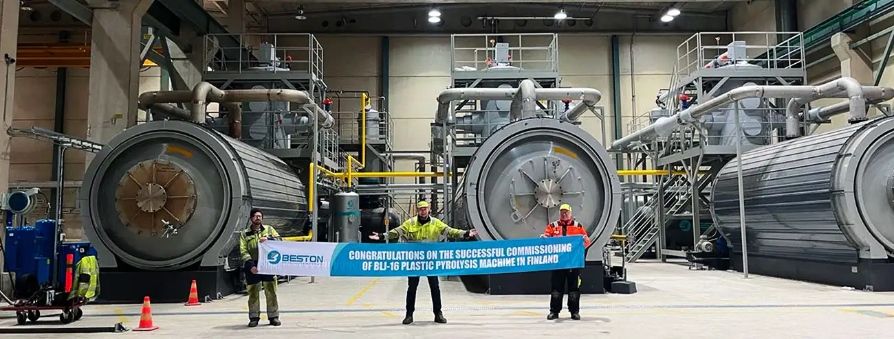 3 Sets of Pyrolysis Plants for Plastic in Finland
