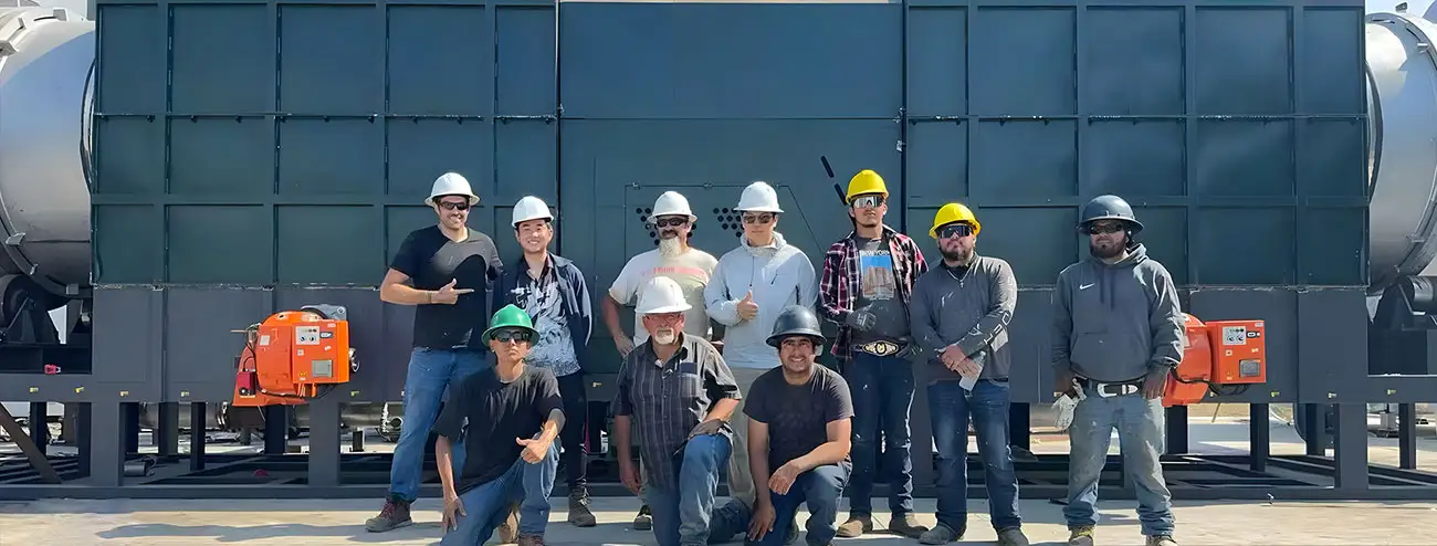 Almond Shell Pyrolysis Plant in the U.S.