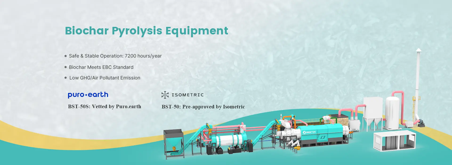 Biochar Pyrolysis Equipment banner