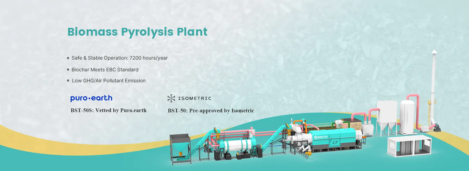 Biomass Pyrolysis Plant banner