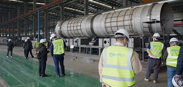 Client Visit to Beston Production Workshop