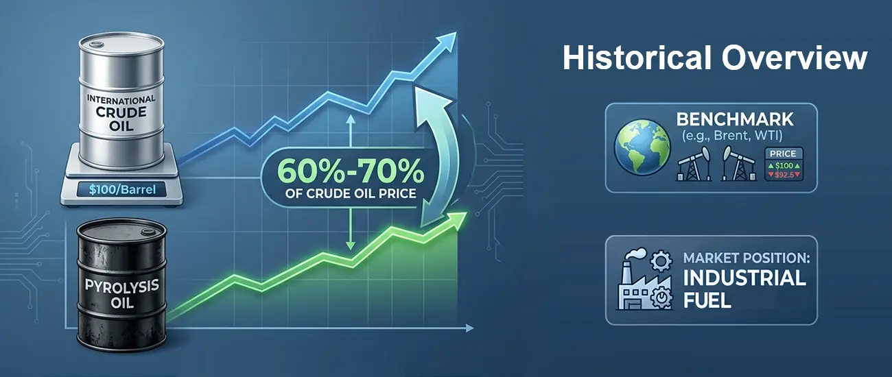 Historical Pyrolysis Oil Price Heavily Dependent on Petrochemical Markets