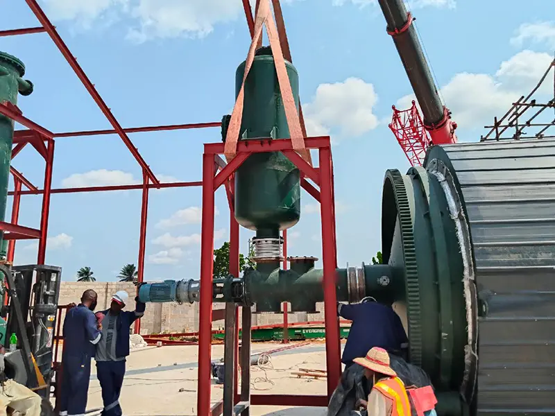 Installation Site of the Oil Sludge Pyrolysis Project