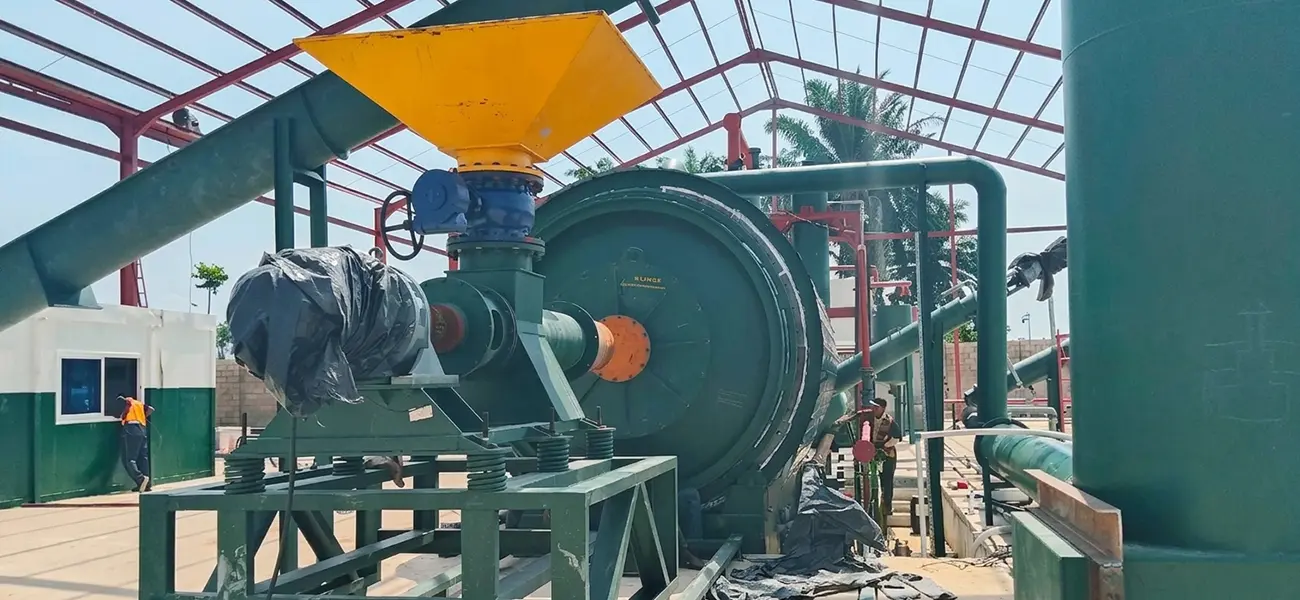 On-site View of Thermal Desorption Unit Project in Africa