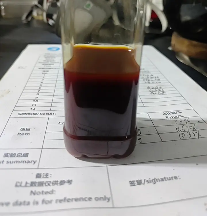 Pyrolysis Oil from Tire Granules Pyrolysis