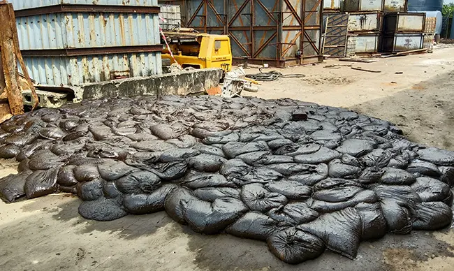 Accumulations of Oil Sludge of Nigeria