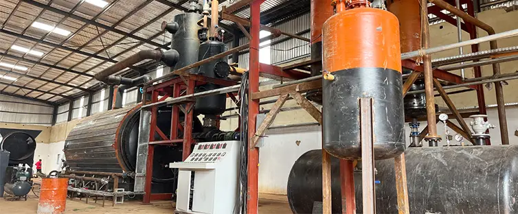 Complete Installation of Pyrolysis Plant in Nigeria