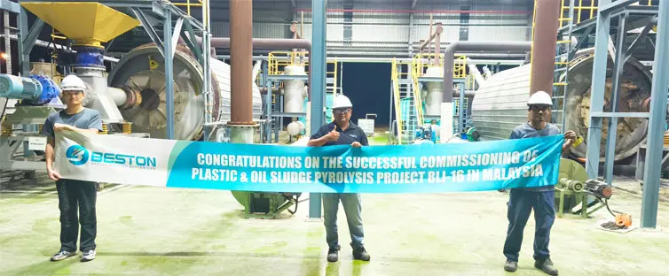 Successful Commissioning of 3 Sets of BLJ-16 Pyrolysis Plants in Malaysia
