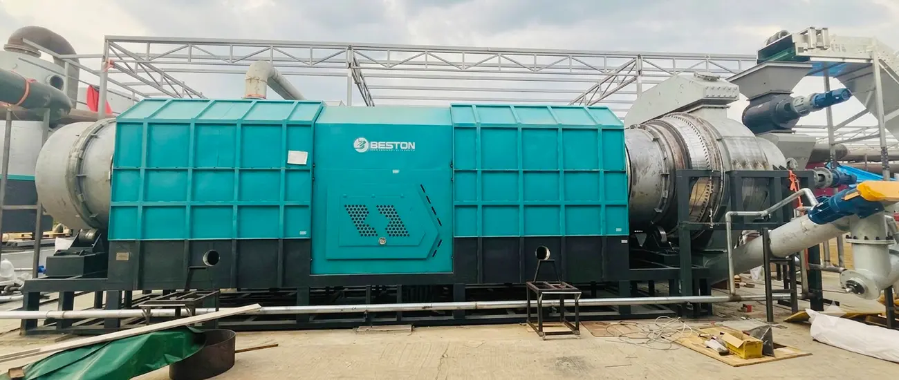 BST-50 Biochar Production Equipment in SE Asia