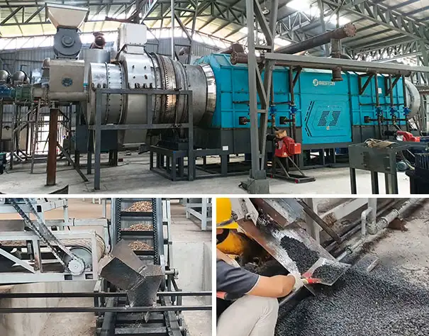 Multi-feedstock biochar project in Indonesia