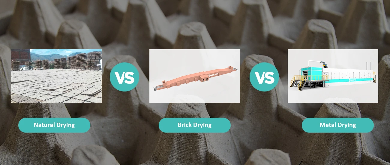 Natural Drying vs Brick Drying vs Metal Drying
