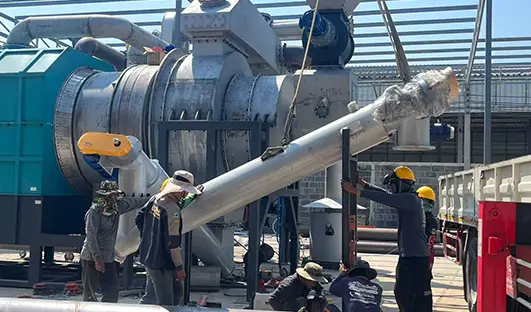 Water-Cooled Slag Removal Installation
