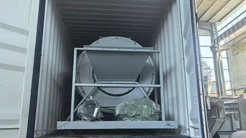 BST-50S HM Trommel Screen Completes Container Loading
