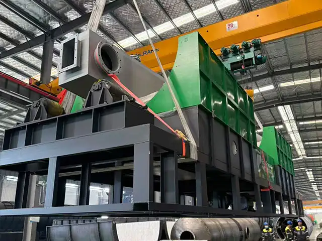 Base of BST-50S HM Biochar Equipment Hoisted for Container Loading